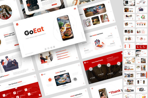 Download Food Apps PPT Presentasion Template - Premium Resources